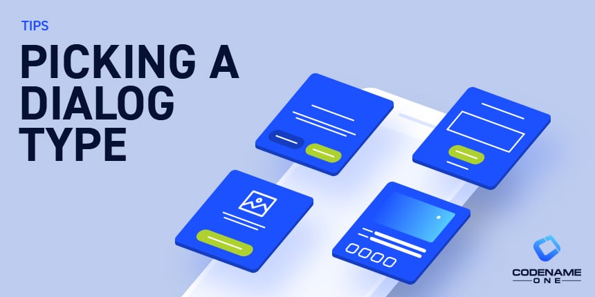 Picking a Dialog Type